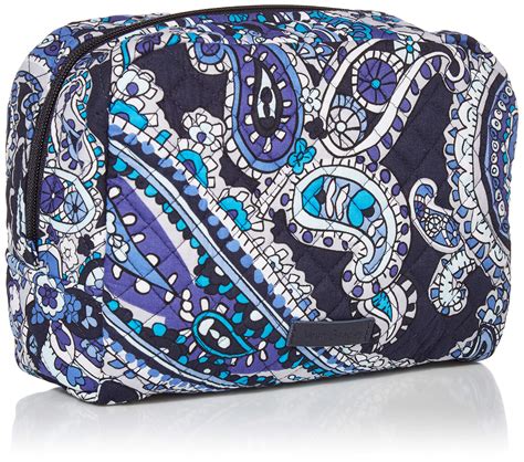 This is the perfect cosmetic for the minimal packer who wants flexible storage for items the soft polyester lining is ideal for toiletries or tech items. . Vera bradley makeup bag